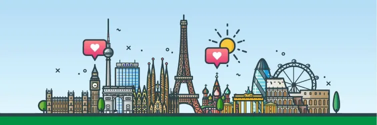 Travelgram: Las atracciones de Europa más compartidas en las redes sociales